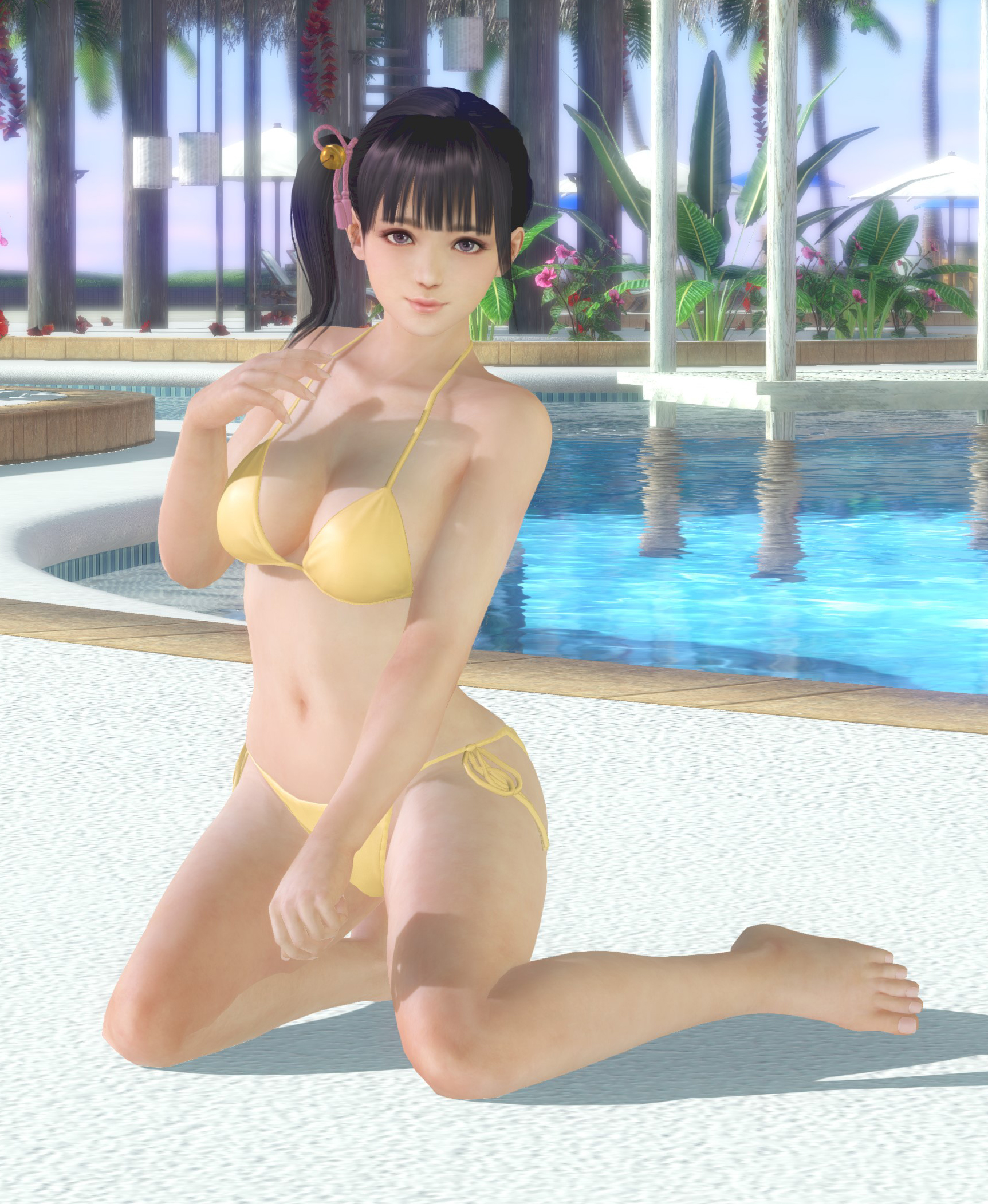 DOAXVV ポーズ 膝立ちアンニュイ
