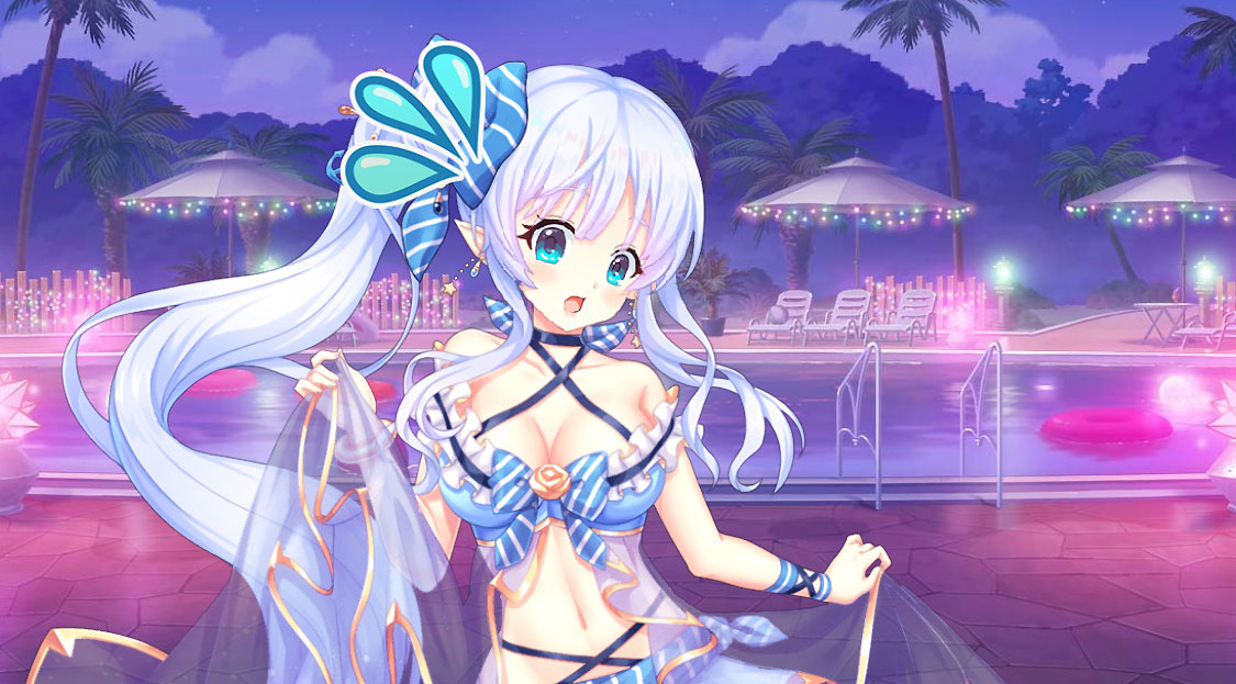 【エンクリ】星3 レヴィアタン (ナイプ) 水着 エロ・寝室シーン